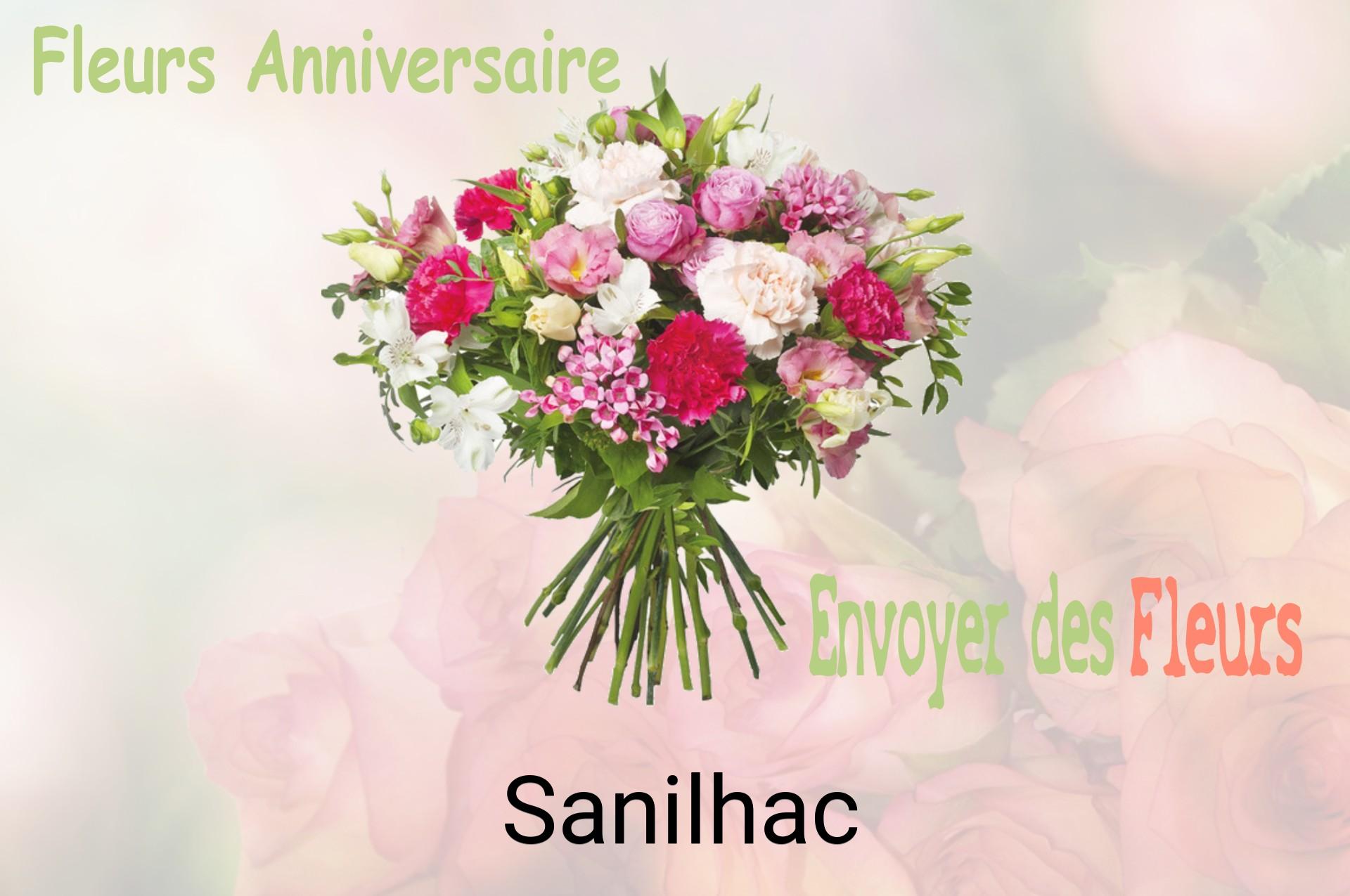Bouquet de fleurs d’anniversaire livré à Sanilhac
